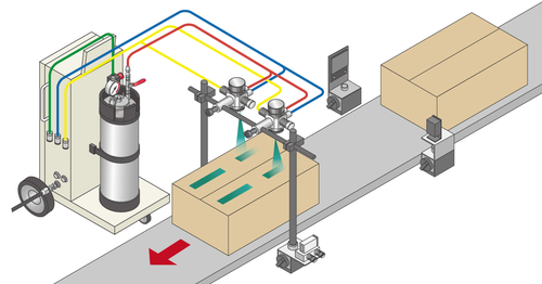 荷崩れ防止剤塗布システム　CSU画像