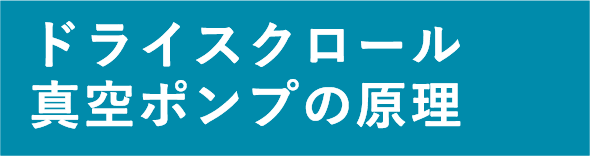 ドライスクロール真空ポンプの原理