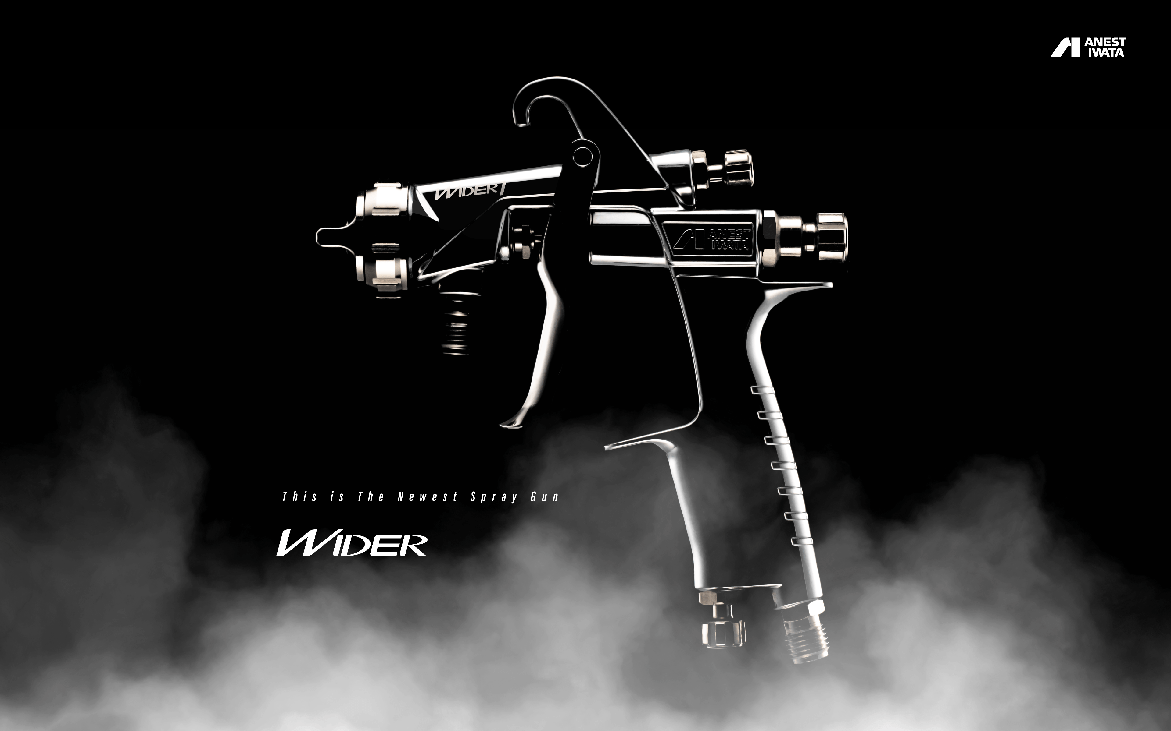 ANEST IWATA WIDER2-15K1S 1.5mm Suction feed spray gun Latest model W-200-151S 